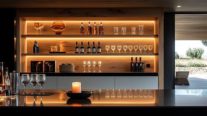 Ultra-Thin Wall-Mounted Bar Shelves Guide for Stylish and Space-Saving Storage